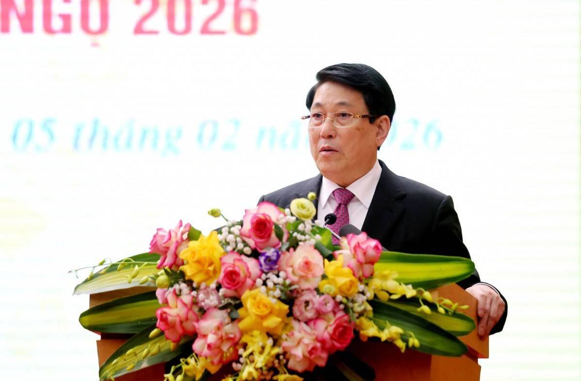 Chủ tịch nước Lương Cường thăm, chúc Tết Nhân dân tỉnh Phú Thọ