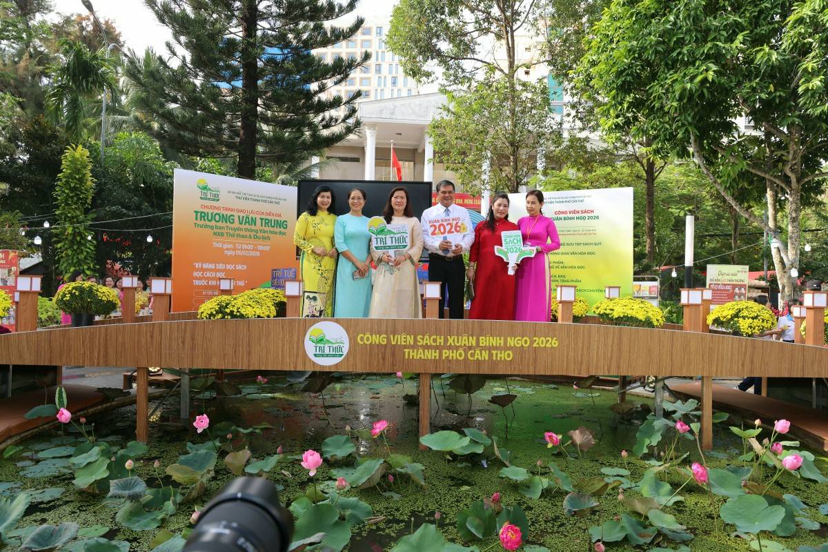 Cần Thơ tổ chức Chương trình “Sắc Xuân miệt vườn” và “Công viên Sách Xuân” Bính Ngọ 2026 chào xuân