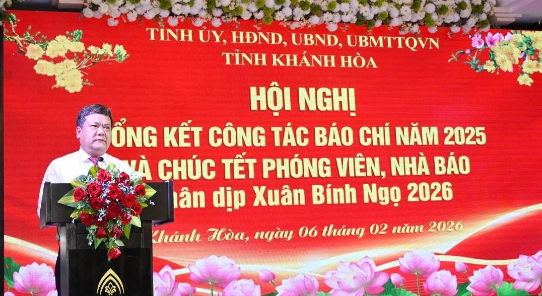 Khánh Hòa tổ chức Hội nghị tổng kết công tác báo chí năm 2025, gặp mặt, chúc Tết cơ quan báo chí
