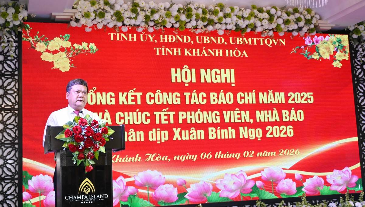 Khánh Hòa tổ chức Hội nghị tổng kết công tác báo chí năm 2025, gặp mặt, chúc Tết cơ quan báo chí