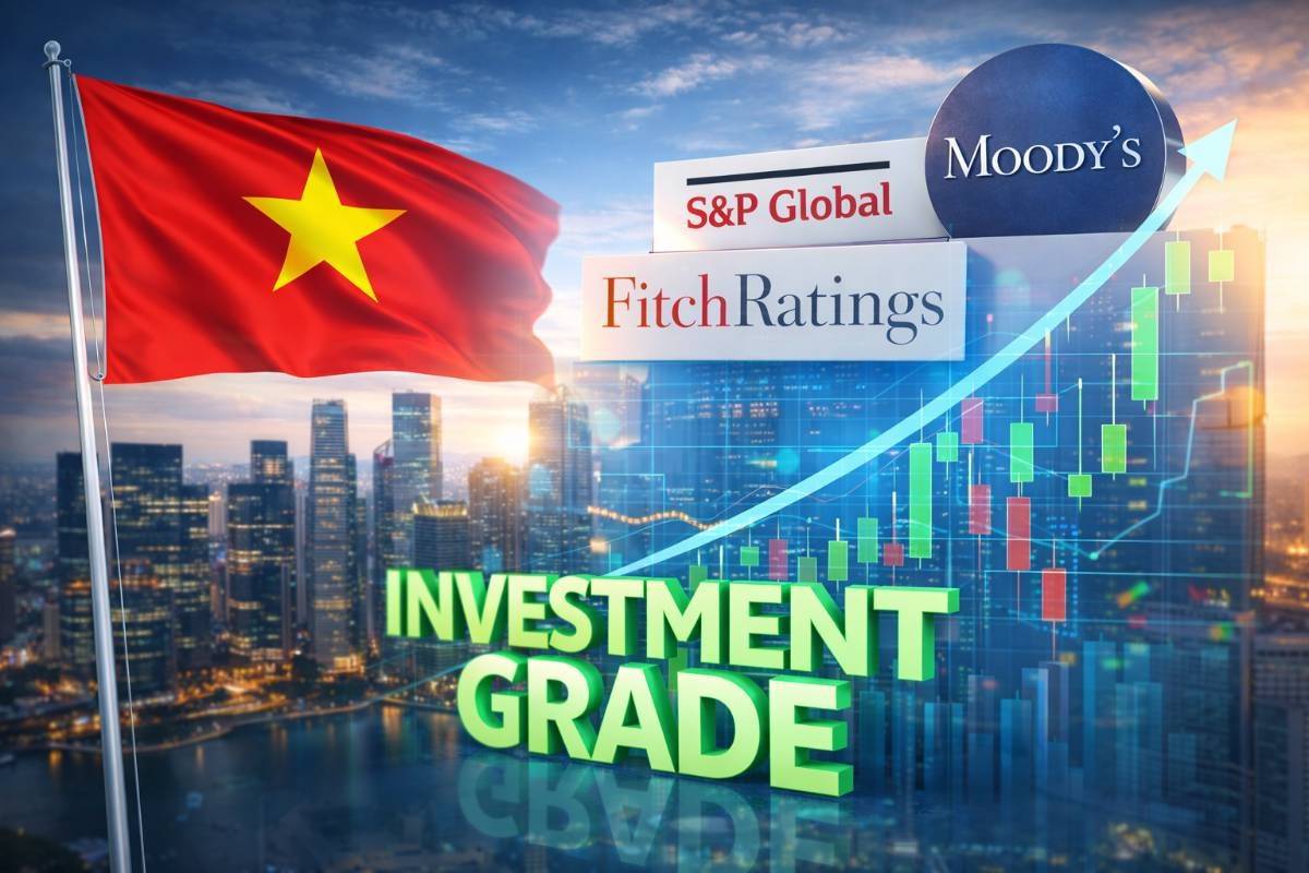 Việt Nam lên mức tín nhiệm “đầu tư”, chi phí vốn vay sẽ giảm 150 điểm cơ bản
