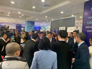 Dấu ấn chuyển đổi số gia phả tại Lễ ra mắt Sàn Giao dịch Công nghệ Hà Nội