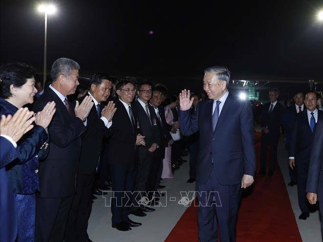 Tổng Bí thư Tô Lâm kết thúc tốt đẹp chuyến thăm cấp Nhà nước tới Campuchia