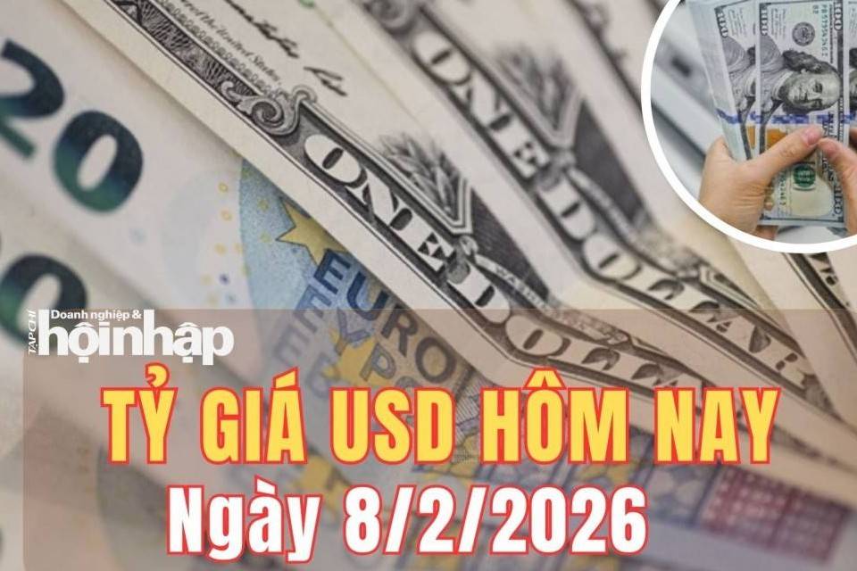 Tỷ giá USD hôm nay 8/2/2026: Đồng USD thế giới tăng nhẹ