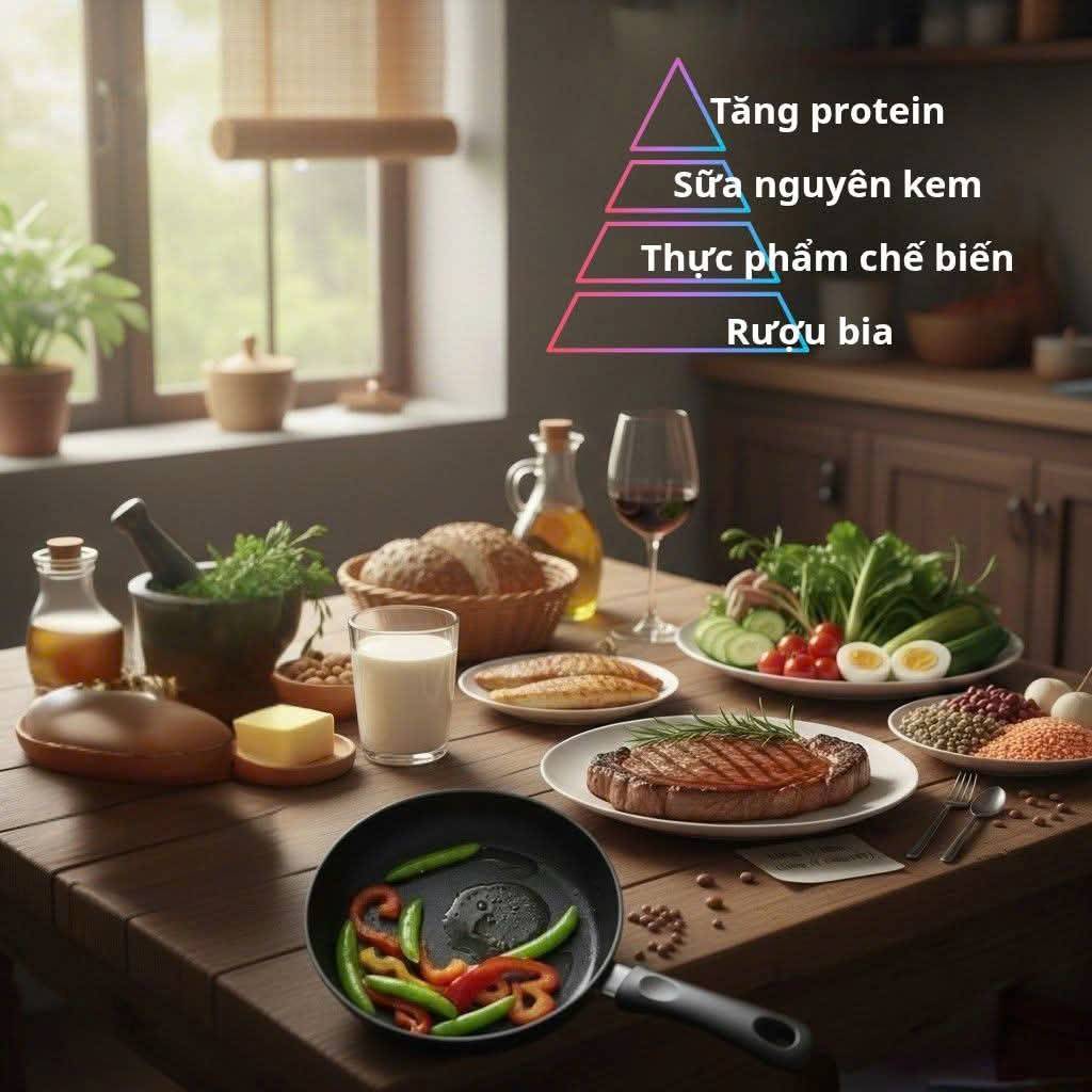 Chuyên gia dinh dưỡng: Tháp dinh dưỡng Mỹ 2025 không dành cho tất cả người Việt