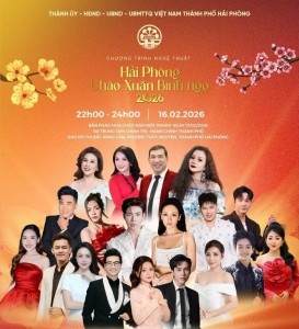 Hải Phòng rộn ràng đón Giao thừa với chương trình nghệ thuật đặc biệt: “Hải Phòng chào Xuân Bính Ngọ – 2026”