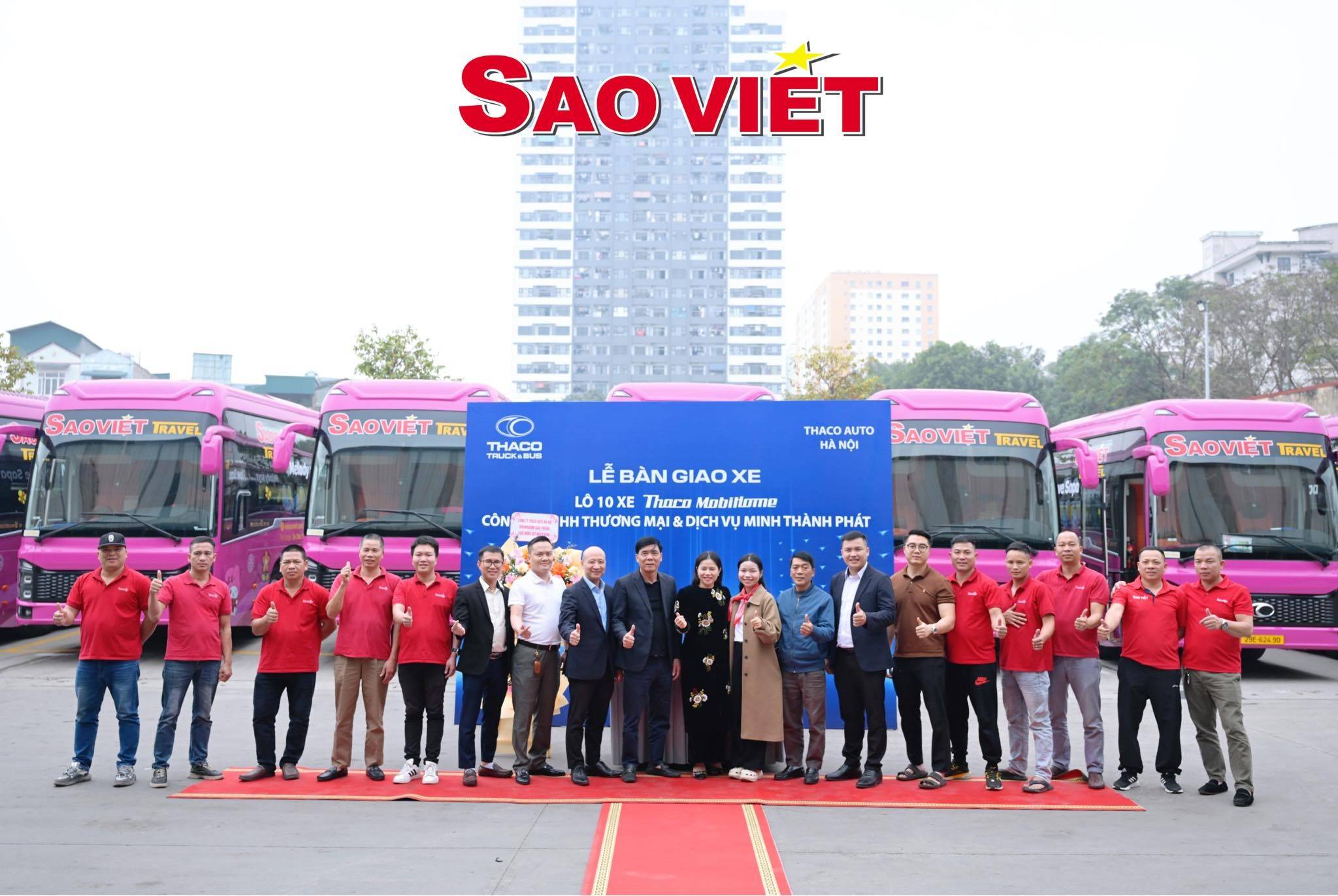 Sao Việt chính thức đón lô 10 xe mới 