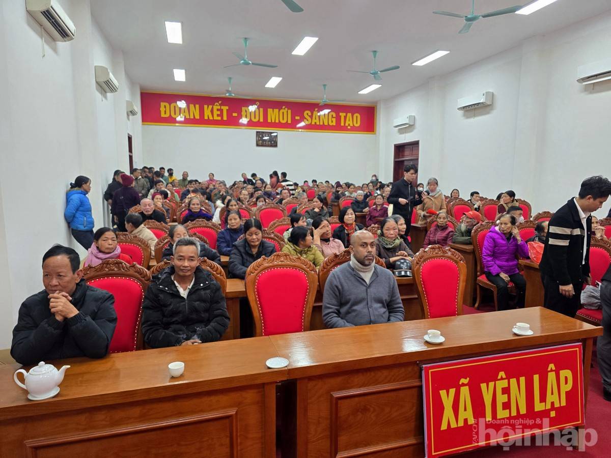 Phú Thọ: Thygesen Việt Nam trao 200 suất quà Tết cho hộ cận nghèo xã Yên Lập