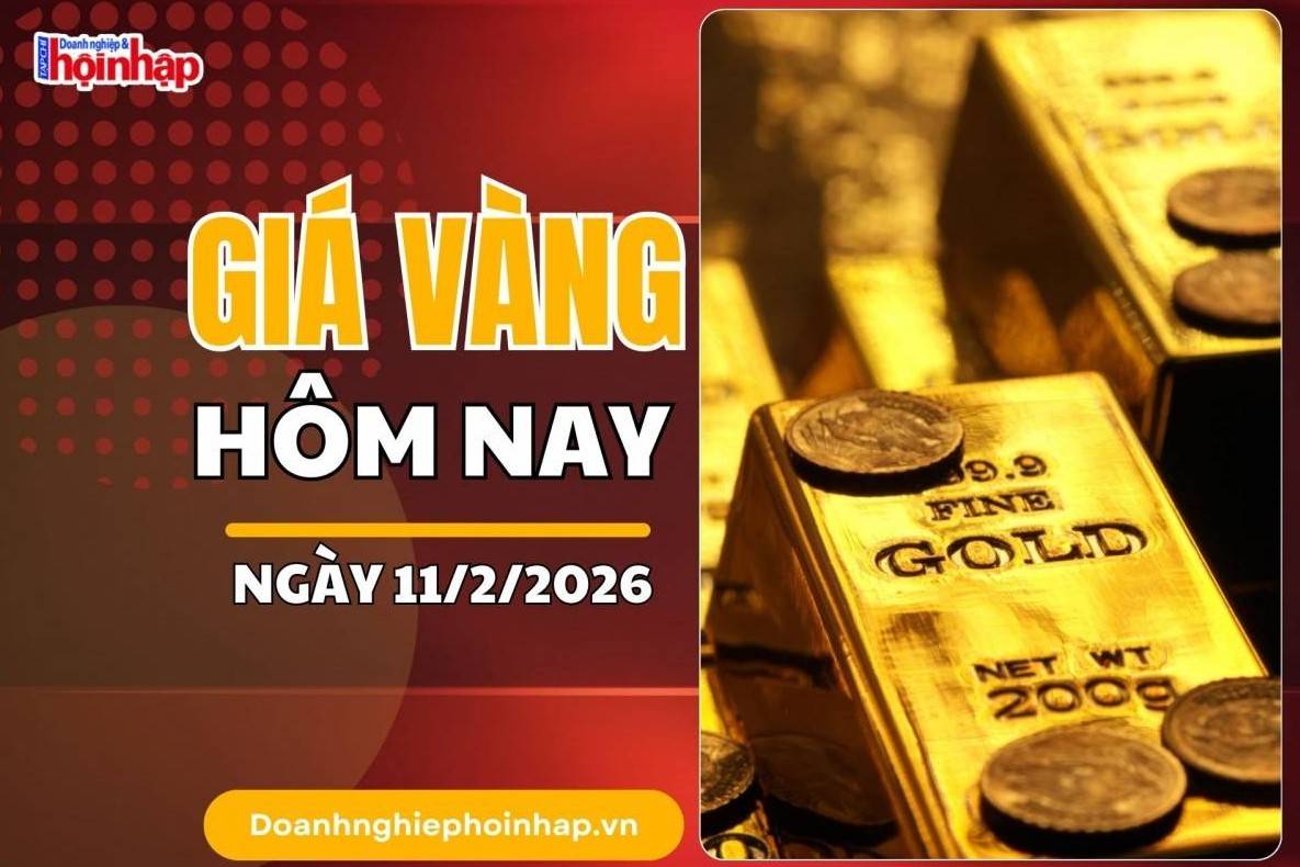 Giá vàng hôm nay 11/2: Vàng trong nước duy trì đà tăng, thế giới "lao dốc"