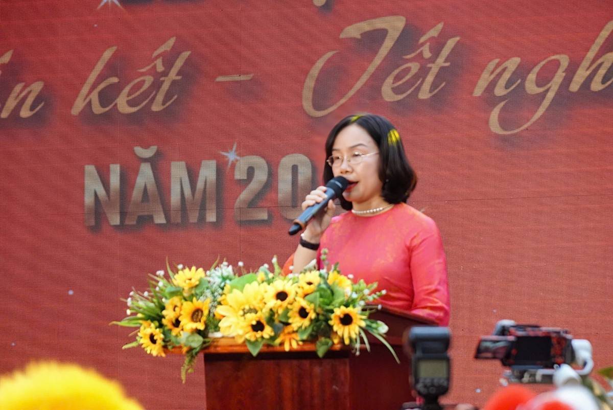 bà Đỗ Thị Ánh Tuyết – Phó Chủ tịch UBND phường Tân Định, Trưởng Ban Tổ chức lễ hội