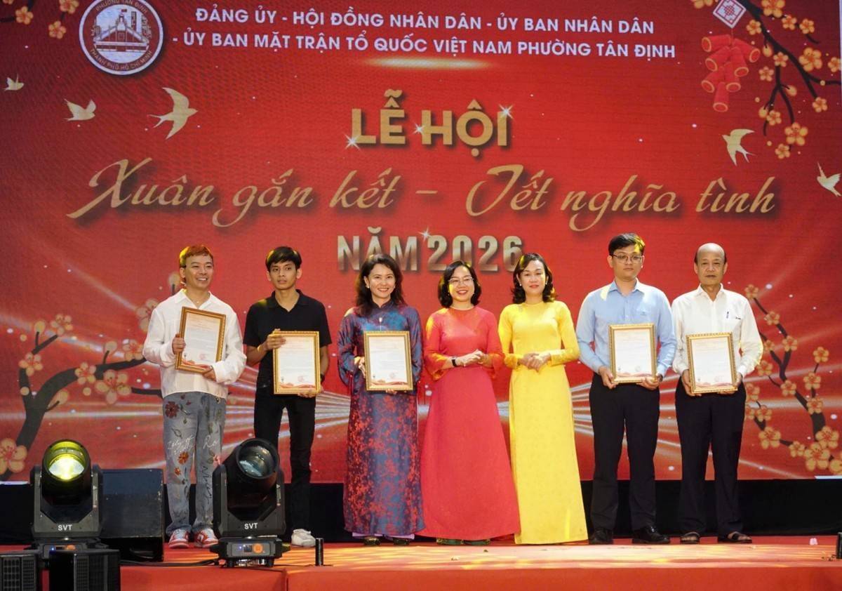Phường Tân Định (TP. Hồ Chí Minh) rộn ràng khai mạc Ngày hội “Xuân gắn kết – Tết nghĩa tình” 2026
