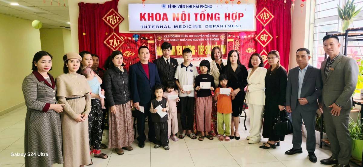“Chia sẻ yêu thương – Lan tỏa nhân ái”: Mang mùa Xuân ấm áp đến Bệnh viện Nhi Đức Hải Phòng