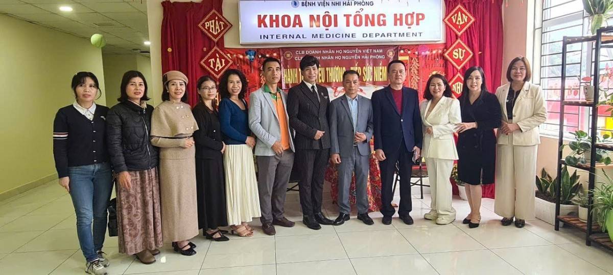 “Chia sẻ yêu thương – Lan tỏa nhân ái”: Mang mùa Xuân ấm áp đến Bệnh viện Nhi Đức Hải Phòng