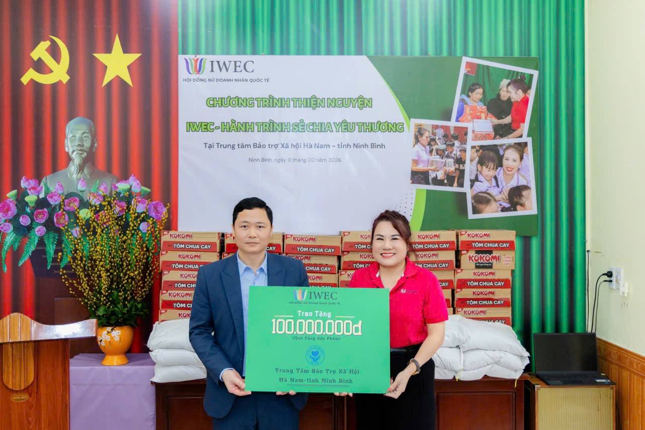 IWEC phát huy trách nhiệm xã hội doanh nghiệp, chung tay bảo đảm an sinh tại Ninh Bình