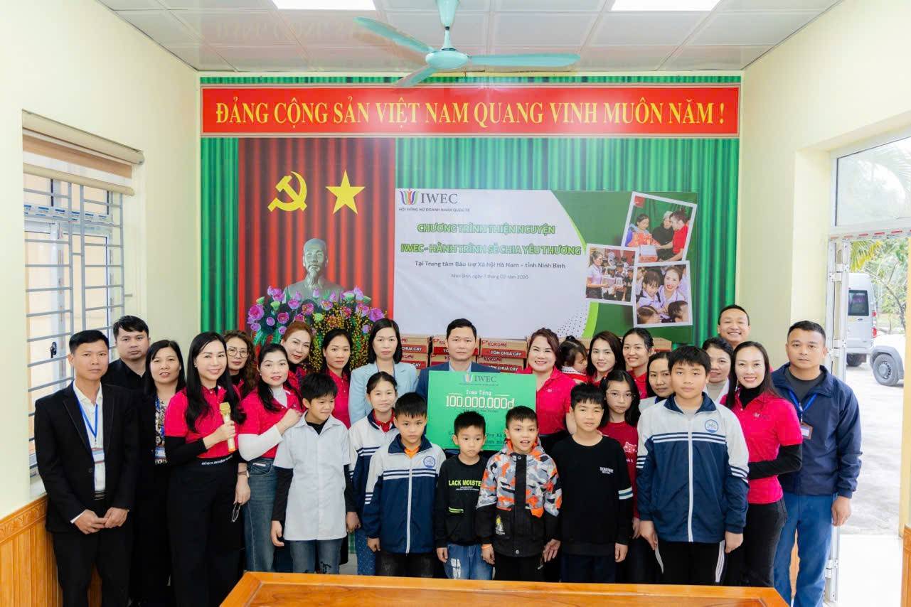 IWEC phát huy trách nhiệm xã hội doanh nghiệp, chung tay bảo đảm an sinh tại Ninh Bình