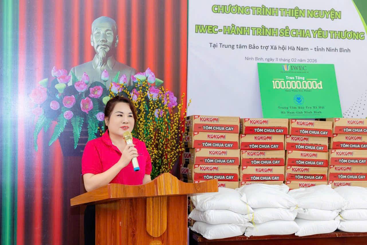 IWEC phát huy trách nhiệm xã hội doanh nghiệp, chung tay bảo đảm an sinh tại Ninh Bình