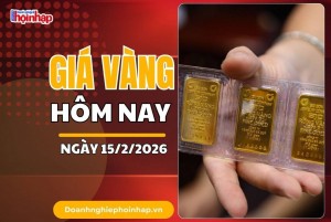 Giá vàng hôm nay 15/2: Vàng nhẫn "quay xe" tăng mạnh nhất 2 triệu đồng/lượng