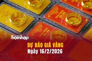 Dự báo giá vàng 16/2: Giá vàng nhẫn, vàng miếng tiếp đà "bật" tăng cao