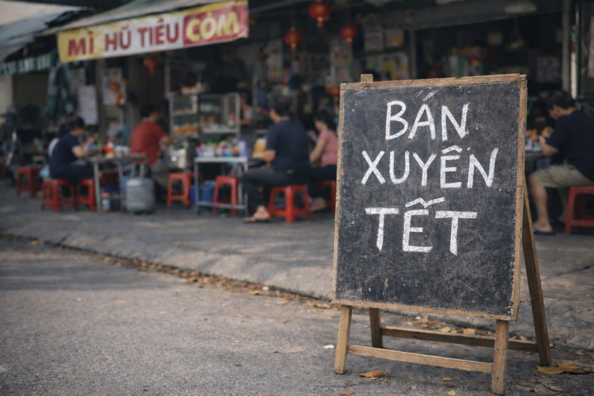 Dòng chảy thầm lặng của kinh tế mùng Một Tết