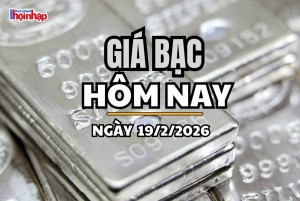 Giá bạc hôm nay 19/2/2026: Giá bạc bật tăng mạnh