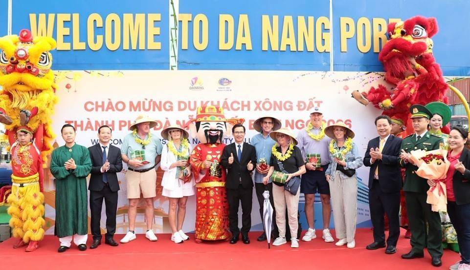 Dịp Tết Bính Ngọ 2026, Đà Nẵng liên tiếp đón hơn 4 nghìn lượt khách tàu biển quốc tế đến xông đất