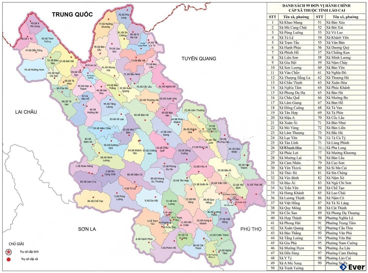 Lào Cai và Yên Bái hợp nhất từ ngày 1/7/2025.
