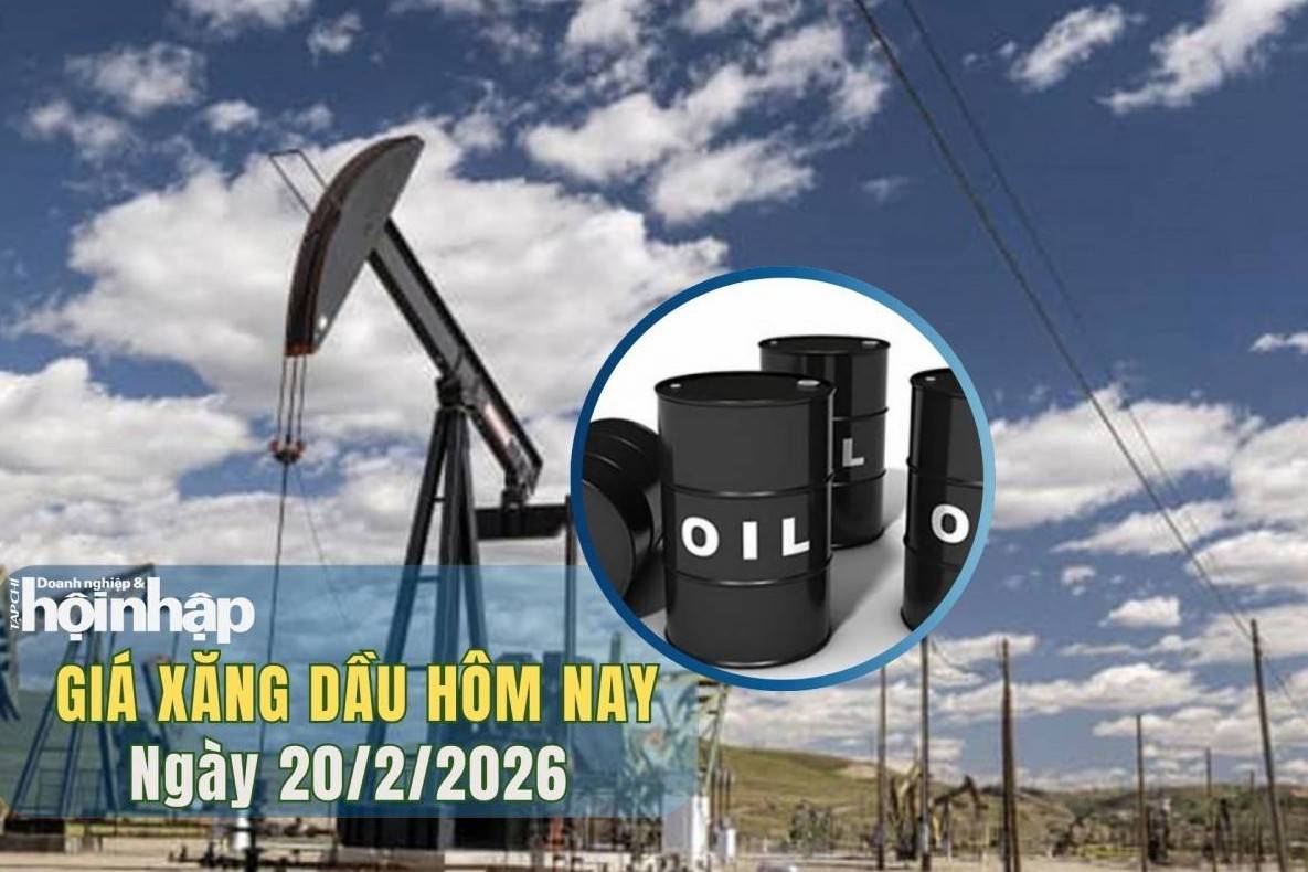 Giá xăng dầu hôm nay 20/2/2026: Giá dầu thế giới lập đỉnh, xăng trong nước có thể tăng