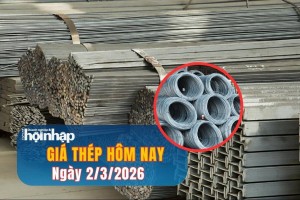 Giá thép hôm nay 2/3/2026: Thị trường giằng co, sản lượng gang thế giới giảm 6%