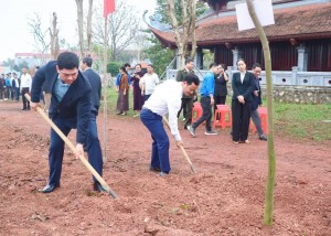 Bí thư Tỉnh ủy Bắc Ninh phát động Tết trồng cây Xuân Bính Ngọ 2026 tại Khu di tích Hoàng Hoa Thám