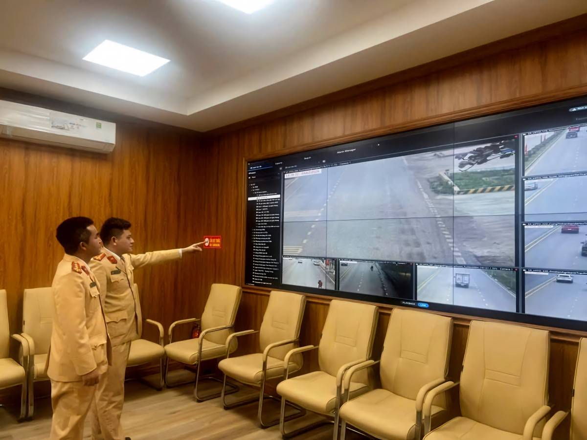 Phú Thọ: Camera A.I phát hiện 2.809 xe vi phạm giao thông dịp Tết