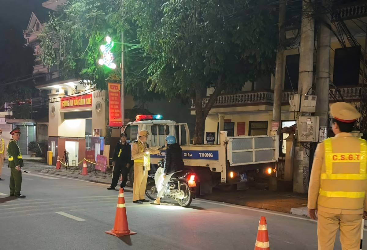 Phú Thọ: Camera A.I phát hiện 2.809 xe vi phạm giao thông dịp Tết