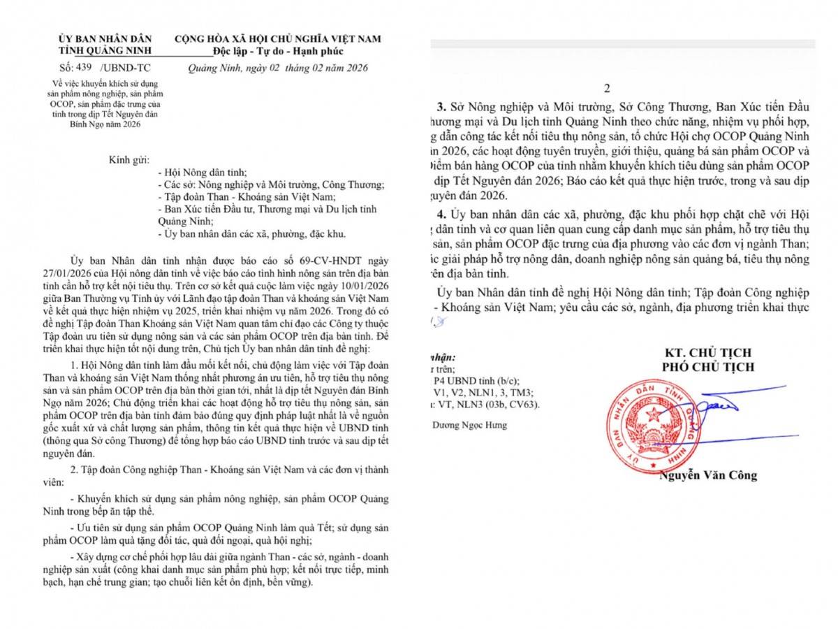 Quảng Ninh khuyến khích doanh nghiệp ưu tiên sử dụng sản phẩm OCOP địa phương