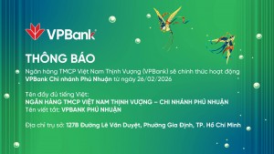 VPBank khai trương Chi nhánh Phú Nhuận tại Thành phố Hồ Chí Minh
