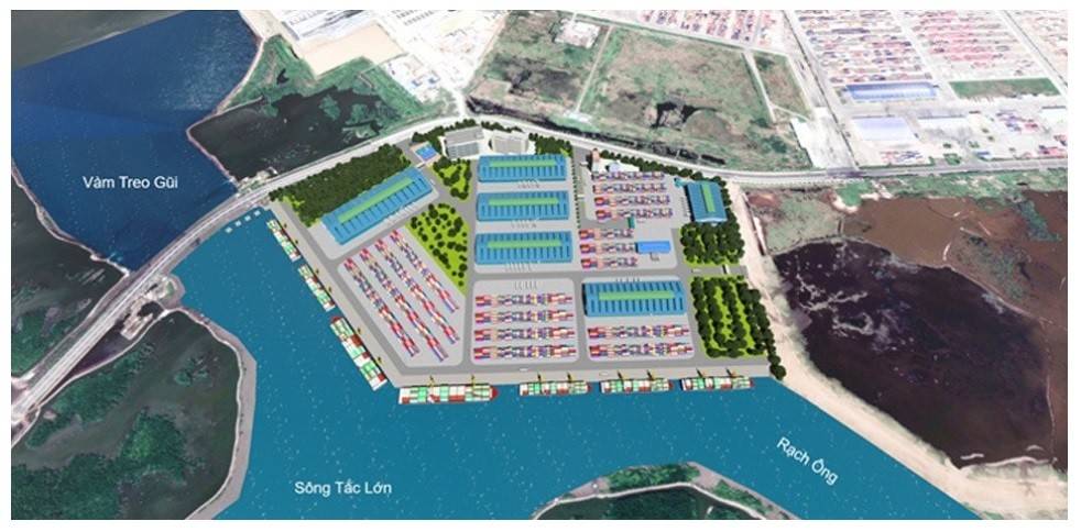 Phối cảnh Cảng cạn Cái Mép