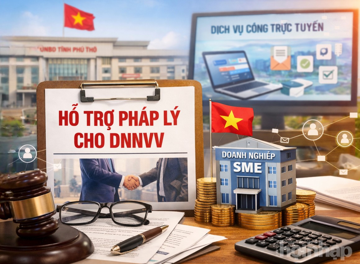 Phú Thọ chuẩn hóa quy trình hỗ trợ pháp lý cho doanh nghiệp nhỏ và vừa