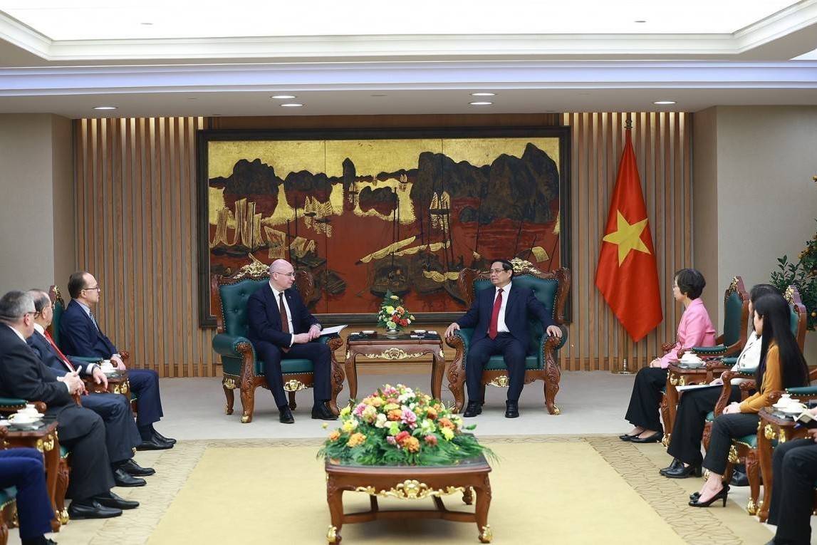 Thủ tướng Phạm Minh Chính tiếp Tổng Giám đốc Hãng thông tấn TASS