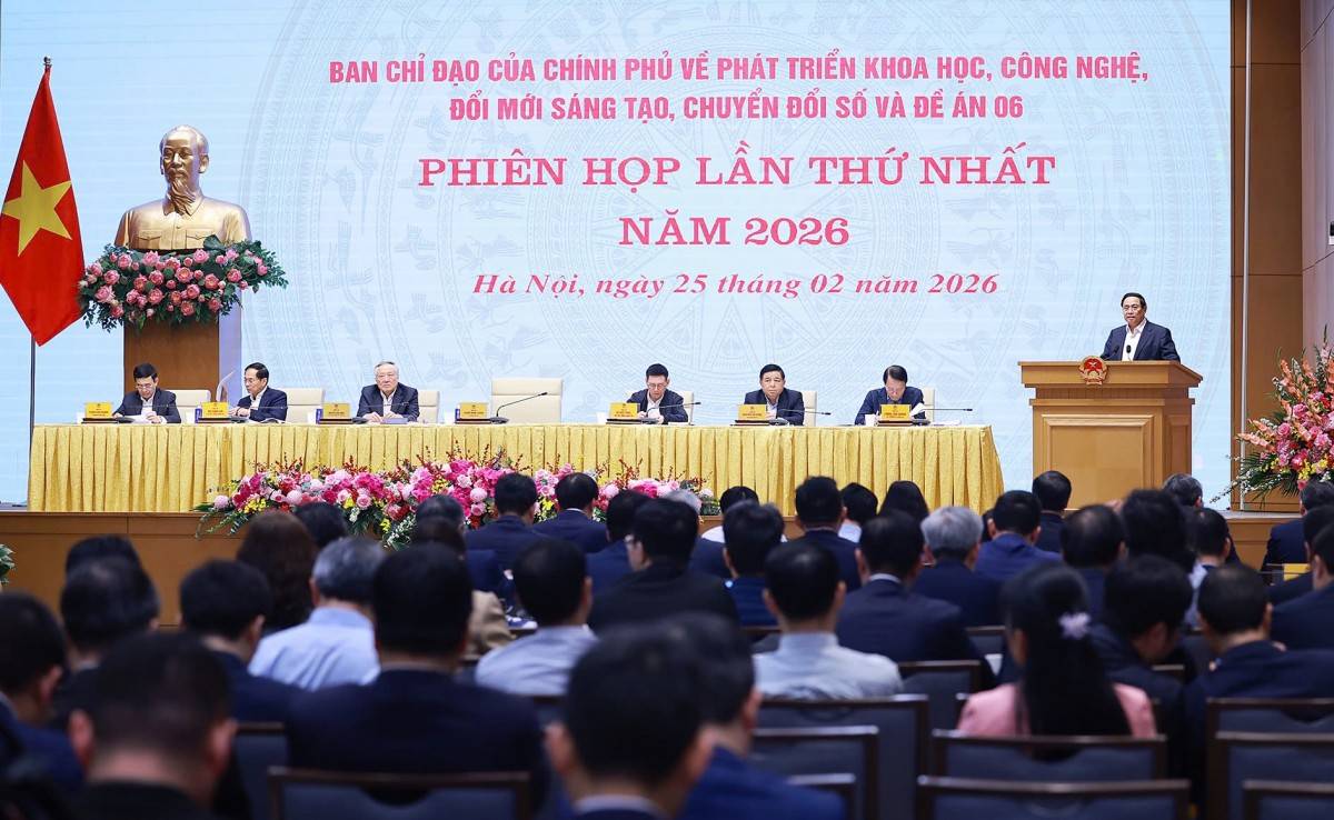 Thủ tướng Chính phủ chủ trì phiên họp đầu năm về khoa học, công nghệ, chuyển đổi số và Đề án 06