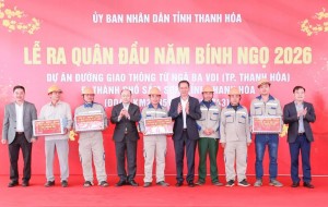 Thanh Hóa: Tăng tốc thi công dự án đường giao thông trọng điểm Ngã ba Voi đi Sầm Sơn