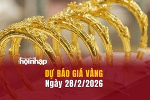 Dự báo giá vàng 28/2: Giá vàng nhẫn, vàng miếng có xu hướng tăng
