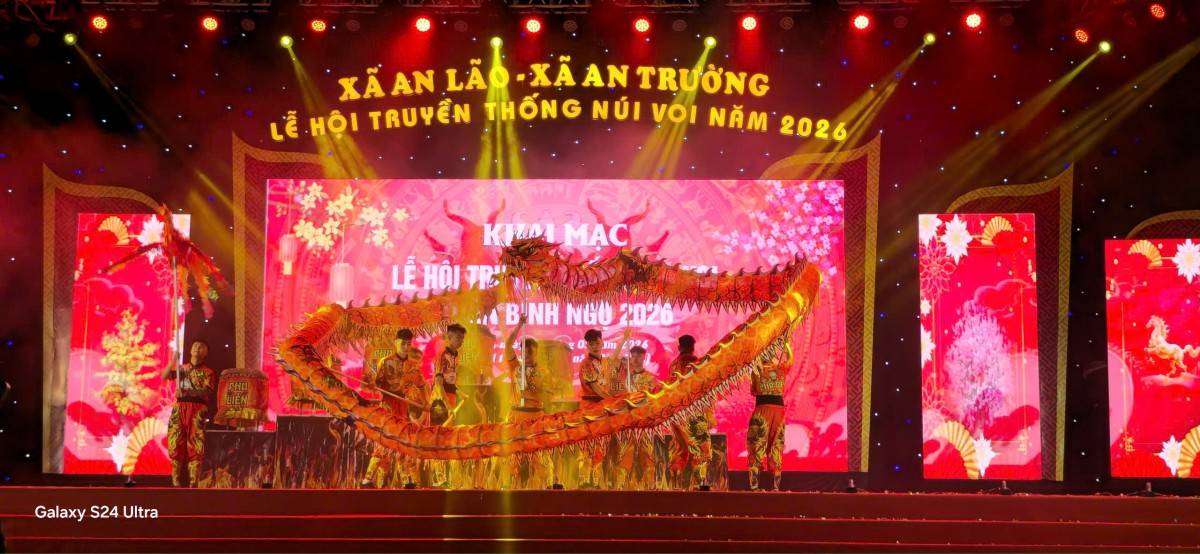 màn múa rồng – lân sôi động