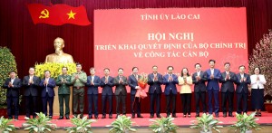 Lào Cai công bố Quyết định của Bộ Chính trị về nhân sự Bí thư Tỉnh ủy