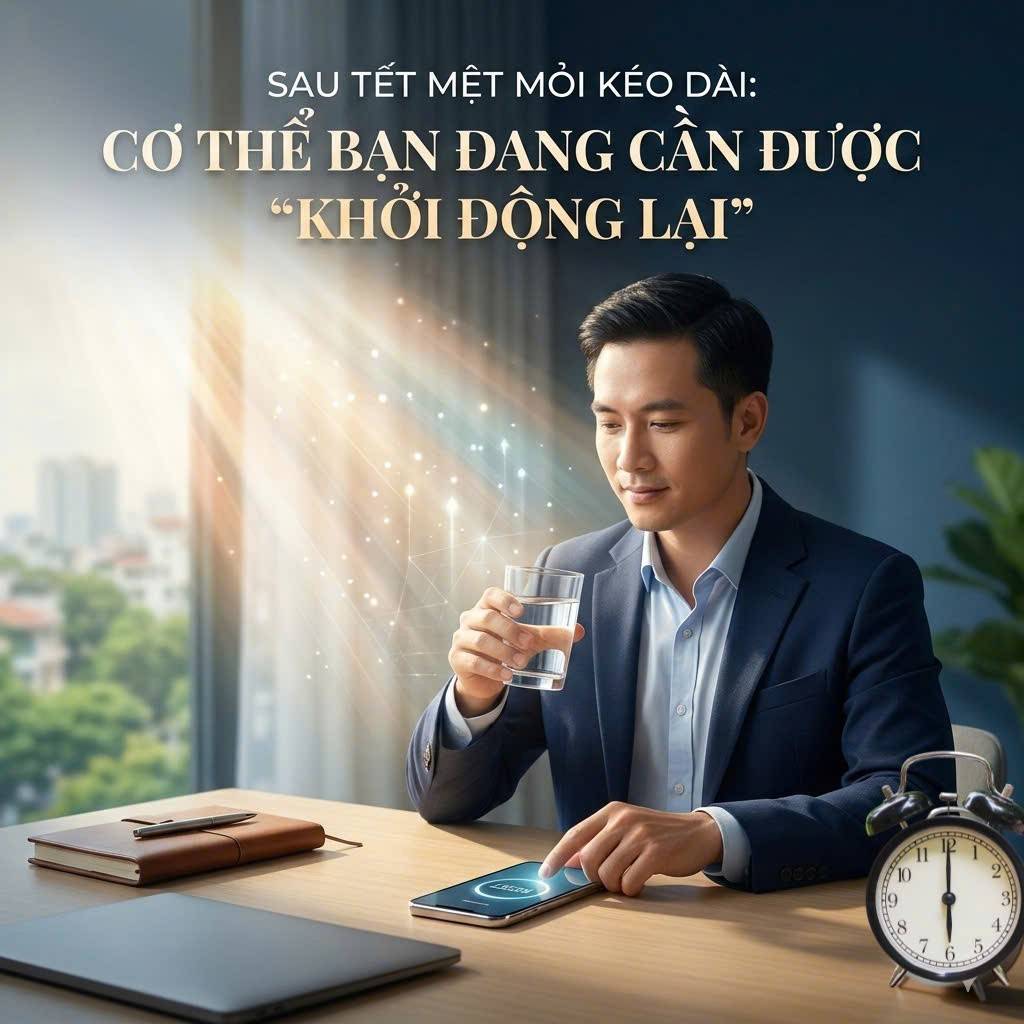 Sau Tết mệt mỏi kéo dài: Cơ thể bạn đang cần được 