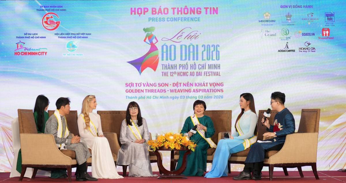Họp báo Lễ hội Áo dài TP. Hồ Chí Minh lần thứ 12