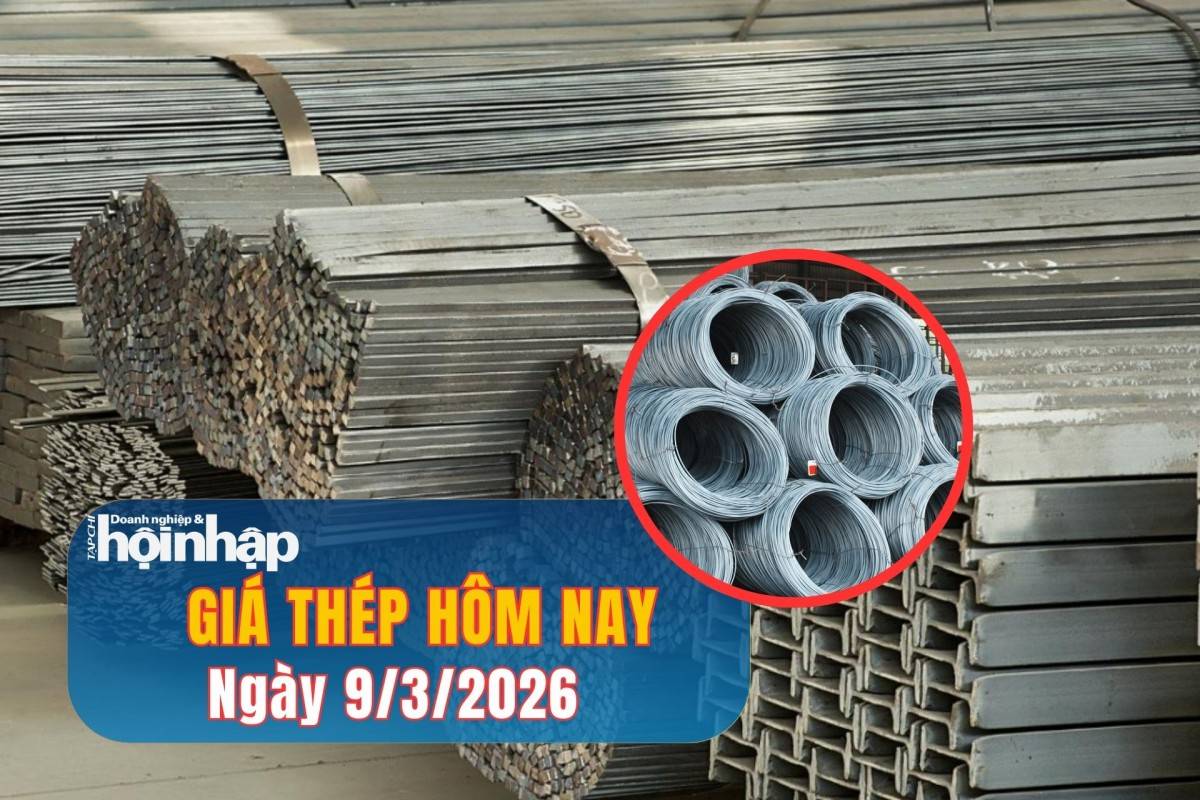 Giá thép hôm nay 8/3/2026: Biến động mạnh theo chính sách từ Trung Quốc