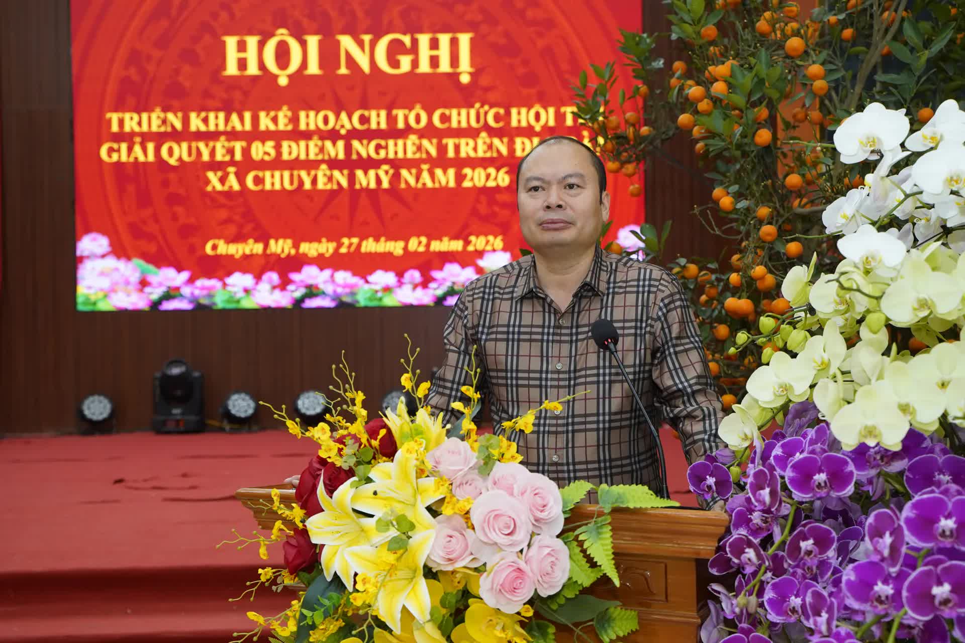 Bí thư Đảng ủy xã Chuyên Mỹ Nguyễn Hữu Chi 