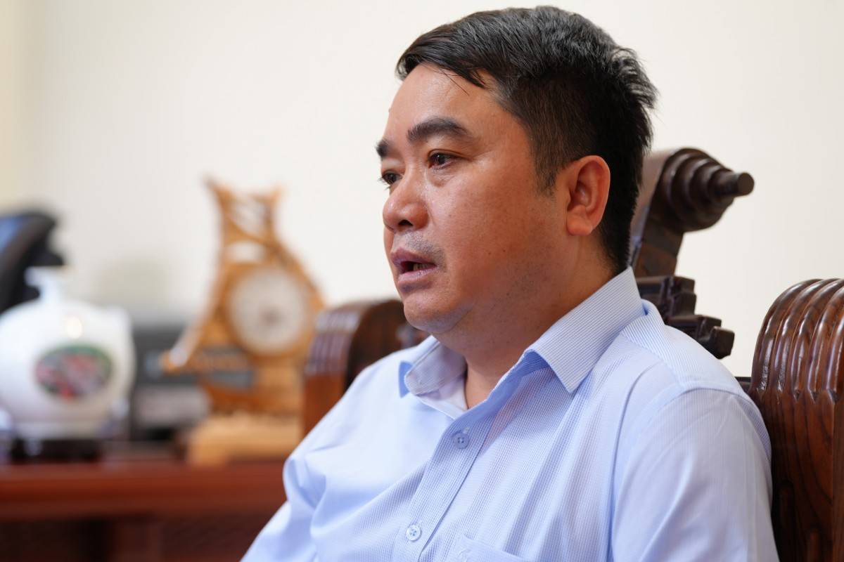 Ông Lương Văn Hiệp, bí thư xã Mường Mìn.
