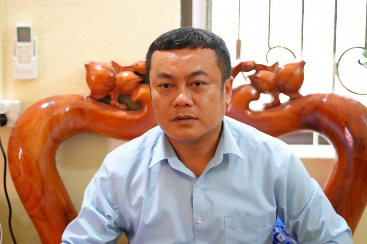 Ông Phạm Bá Lập, Chủ tịch Ủy ban MTTQ xã Mường Mìn.