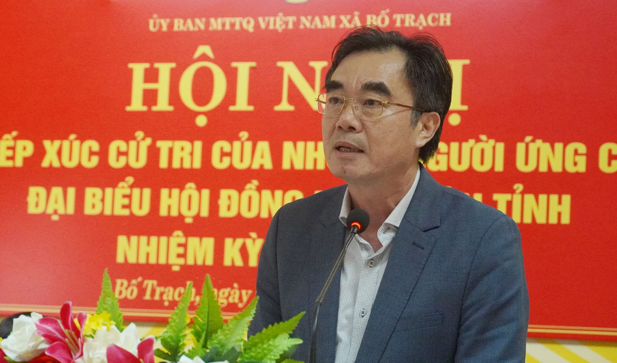 Quảng Trị: Các ứng cử viên ĐBQH và HĐND tỉnh tiếp xúc cử tri