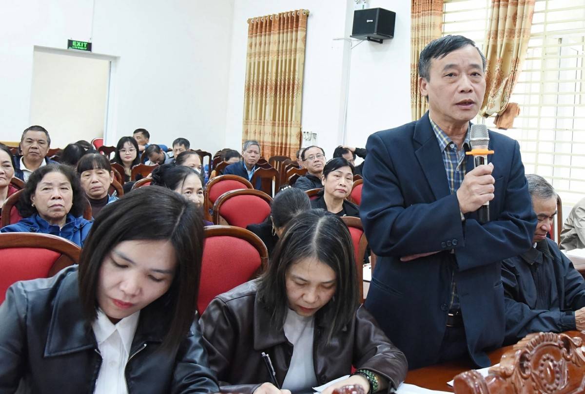 Cử tri Thái Nguyên gửi gắm kỳ vọng tại hội nghị tiếp xúc ứng cử viên HĐND tỉnh