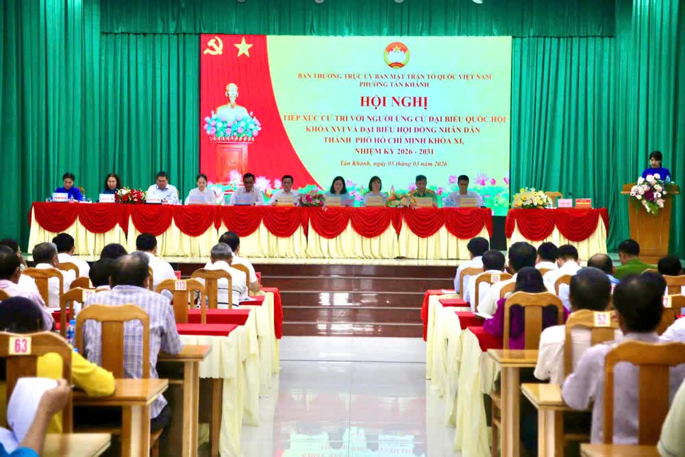 TP. Hồ Chí Minh: Ứng cử viên ĐBQH trình bày chương trình hành động, cam kết chăm lo đời sống người dân